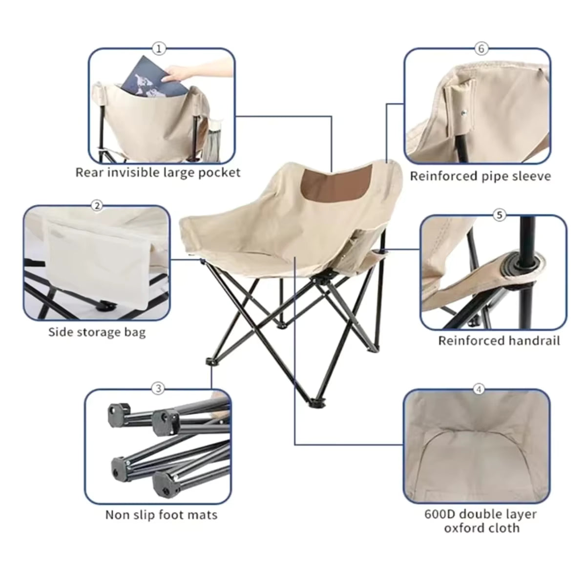 Outdoor Folding Camping Chair